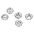 thumbnail image 4 of Machine Heads Mount Gears, 12mm Diameter 1:18 Ratio 12 Pcs Hex Hole Stable Tuning Peg Gear  For Performance Silver,Gold, 4 of 8