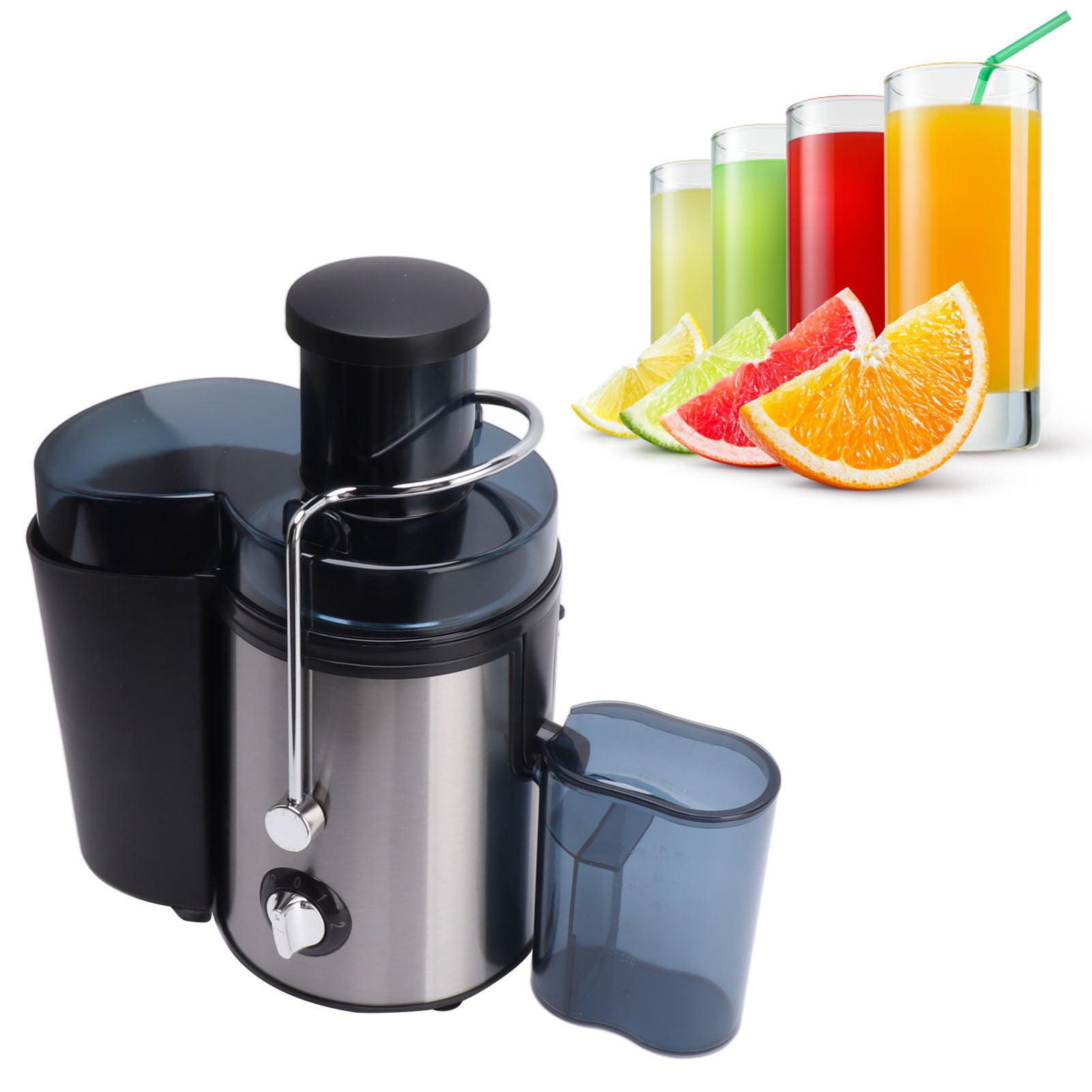 Nieyigj 1000W Automatic Juice Extractor with 3.3 inches / 8.5 cm Big Mouth Large Feed Chute Fruit and Vegetable Juicer Machine
