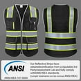 thumbnail image 2 of IXCE Upgraded Safety Vest,with More Wear-resistant、Breathable Fabric,Saturated Fluorescence for Higher Visibility,with Pockets,Suitable for Emergency Situations,Construction and Other Situations, 2 of 7
