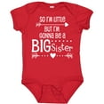 thumbnail image 3 of Inktastic So I'm Little, but I'm Gonna Be a Big Sister Girls Baby Bodysuit, 3 of 5