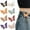 A,B,C,D,E,F,G,H, variant on 8 Set Pant Waist Tightener Butterfly Buttons Pins for Loose Jeans, No Button, 2025 New Adjustable Waist Buckle Extender Set Pants Clips for Waist, No Sewing for Jeans, Pants, Skirts (A, 8PCS)