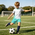 thumbnail image 5 of ATOGUTA Boys Soccer Jersey Set 2 Piece Short Sleeve Soccer Jersey Kids Shirt and Boys Soccer Shorts Youth Activewear Set Size 4T-14, White, 5 of 8