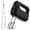 Black, variant on Hivroo Electric Hand Mixer, 5-Speed with Stainless Steel Beaters & Dough Hooks for Baking Cake Egg Cream Food