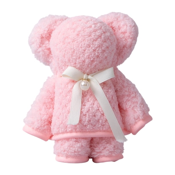 Baño Set de Regalo Encantador Oso Corales Terciopelo Toalla Caja de Regalo 40 * 30cm Set de Toallas de Baño