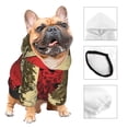 thumbnail image 3 of KLL Mythical Red Stag Illustration for Basic Dog Hoodie - Pet Hoodie Sweater with Leash Hole - Cute Dog Sweatshirt - Pet Clothes Hooded Sweatshirt for Dog & Cat -Medium, 3 of 8