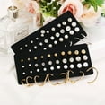 thumbnail image 5 of Aellinatey Beautiful Metal Ball Crystals Stud Earrings 20 Pairs Earrings for Daily Wear, 5 of 13