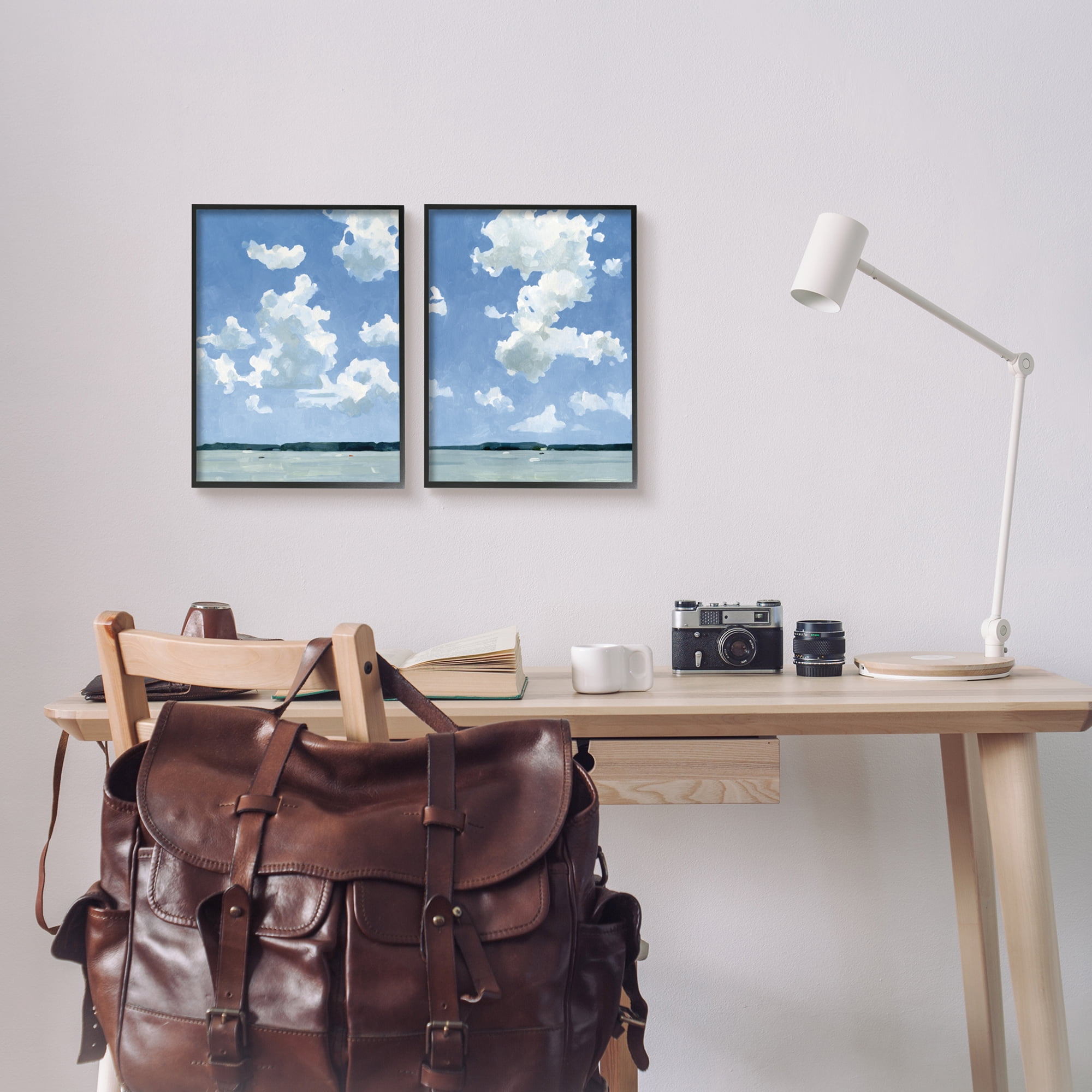 Stupell Industries Bright Cloudy Sky Lake Water Landscape Summer Day, 11 x 14, Design by Emma Caroline