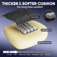 thumbnail image 3 of Gaming Chair Velvet Fabric Pocket Spring Cushion,Reclining Gamer Chair,Ergonomic Game Chair with Footrest,Headrest,Blue, 3 of 7