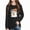 Black, variant on WAVSUF Girls Halloween Sweatshirts, Crew Neck Loose Fit Long Sleeve Winter Festive Casual Pullover Orange 7-8