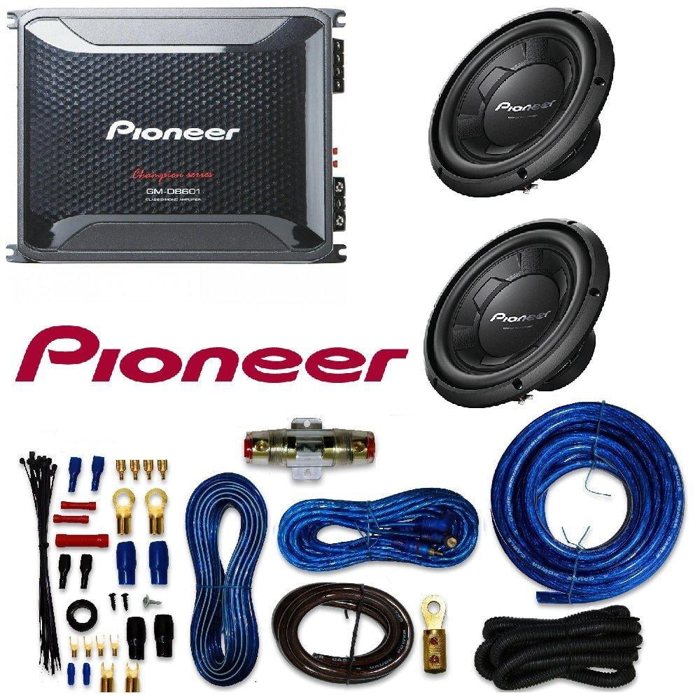 Pioneer TS-W106M 1100W Peak (250W RMS) 10" Single 4-Ohm Car Subwoofer