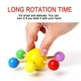 thumbnail image 4 of Green Wooden Gyroscope Spinning Top Optical Illusion Physics Educational Toy Focus Training Stress Relief Hand Eye Coordination Activity For Kids, 4 of 8