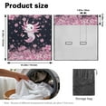 thumbnail image 7 of Xoenoiee Axolotl Butterfly Cherry Blossom Pattern Rear Bench Car Seat Cover Towel Protector, Heavy Duty Universal Fit Automotive Backseat Protector for Cars SUVs Truck, 7 of 7