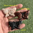 thumbnail image 3 of Car crystal car vent clip butterfly Statue Figurine natural carved crystal car interior decor, Charm car accessories, gifts women, 3 of 9
