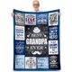 thumbnail image 1 of LHSHID Bonus Dad Fathers Day Blanket Gifts from Kids Step Dad Gifts from Daughter Son Step Dad Birthday Gifts Fathers Day Blanket for step dad Stepped up Dad Gifts Ideas Men Throw Blanket 30x40in, 1 of 6