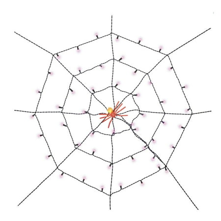 Purple Web Light, 5ft, LED, Halloween Indoor/Outdoor, by Way To Celebrate