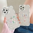 thumbnail image 5 of Cute Floral Flower Phone Case for iPhone 12 Pro MAX 6.7 inches,Elegant Flower Shockproof Camera Protective Clear Phone Cover for Women Soft Silicone Cute Wildflower Transparent Bumper (Green), 5 of 6