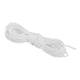 thumbnail image 1 of Cordón de Cuero de Suede Sintético de 5.5 Yards x 3mm para Pulsera Collar Beading, Blanco, 1 of 7