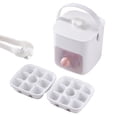 thumbnail image 2 of Leodye 1PCS Hand Press Ice Cube Maker Portable Ice Press Mold Quick Ice Making Accessory for Household Cold Drinks Beverage Prep, 2 of 5