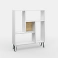thumbnail image 3 of Ada Home Decor Arven 3 Tier Open Shelf Cube Bookcase, White, 3 of 7