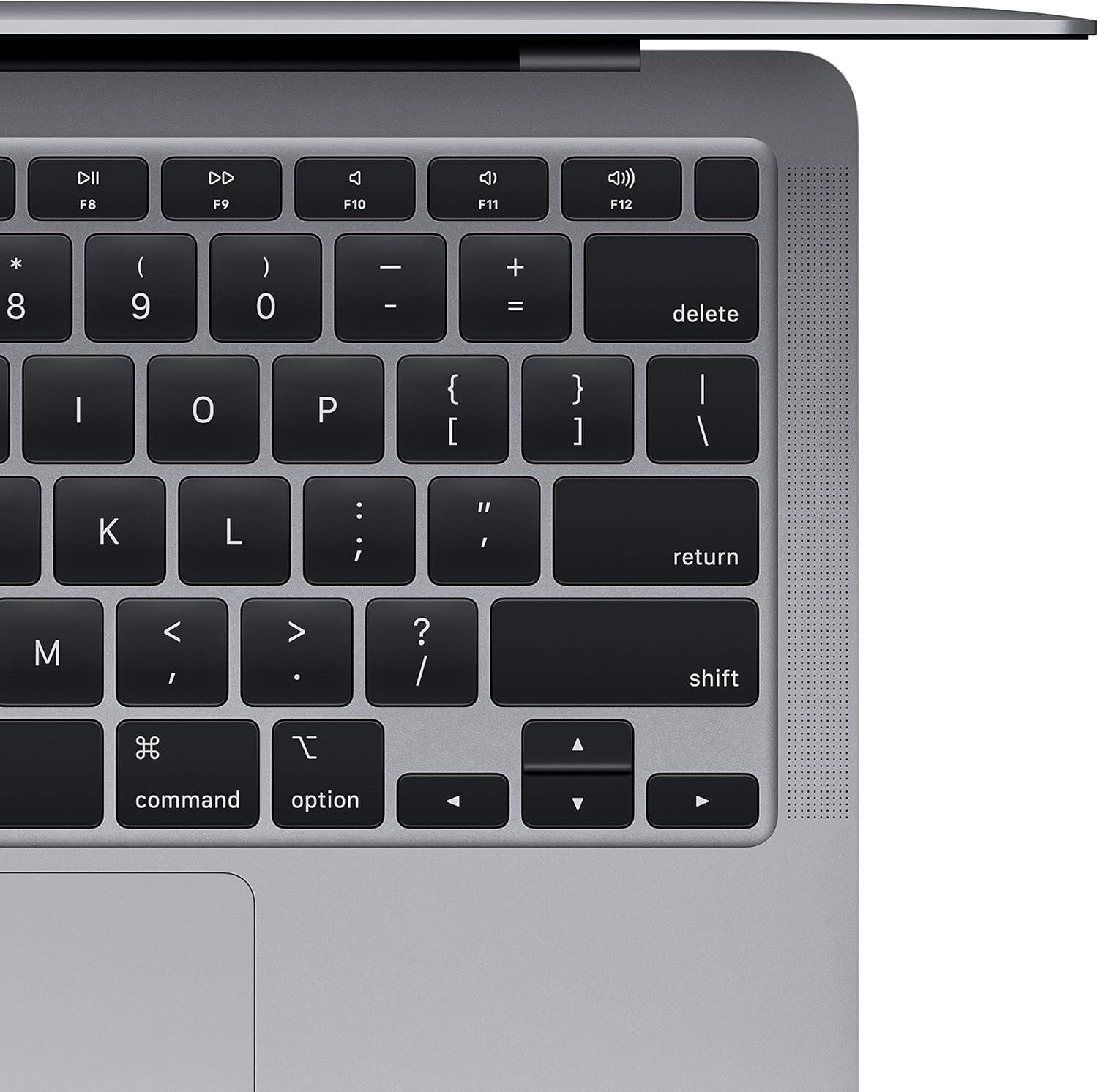 Apple 13.3" MacBook Air Apple M1 Chip 8-Core CPU 7-Core GPU 8GB RAM 256GB SSD British Language Keyboard - Space Gray Good