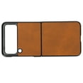 thumbnail image 4 of Fdit Mobile Phone Case, Shockproof Phone Leather Case For Galaxy Z Flip 3, 4 of 8