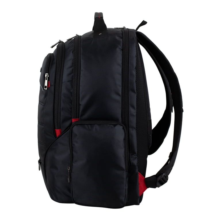 Eastsport Magnus Tech Backpack, 19-Inch, Black and Red photo 6