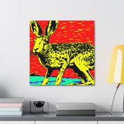 Jackrabbit Pop Art - Canvas