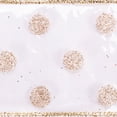 thumbnail image 2 of Vickerman 2.5" x 10 yd Clear PVC Gold Spots Ribbon, 2 of 2