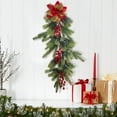 thumbnail image 2 of Realistic Artificial Christmas Greenery Garland: A Luxurious PVC Needle For Festive Wall And Mantel Decor Easy To Install And Reusable, 2 of 7