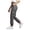 j115-Grey, variant on LIIPEE Womens Cargo Pants Casual Solid Color Elastic Waist Loose Tapered Leg Pants With Pockets Ladies Breathable Everyday Trousers,S