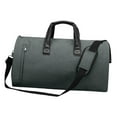 thumbnail image 2 of Bolsa de viaje con funda para carrito, bolsa de fin de semana, impermeable, para llevar en el bolso Gris oscuro, 2 of 9