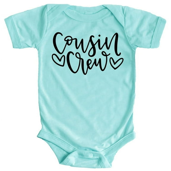 Cousin Crew Heart T-Shirts and Bodysuits for Baby and Toddler Girls Fun Family Outfits Chill Bodysuit