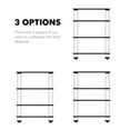 thumbnail image 6 of FITUEYES AV Component 4-Tier Media Stand Audio Rack Entertainment Shelves TV Stand for Video Components, Stereo Equipment and Gaming Consoles, 6 of 7