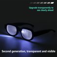 thumbnail image 1 of BeesClover LED Luminous Conan Glasses Touch Sensor Light Up Glasses Holder for Festival Ktv Bar Party Performance, 1 of 7