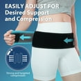 thumbnail image 5 of Nvorliy Sacroiliac SI Joint Hip Belt - Pelvic Support Belt for Sciatica, Lumbar, and Sacral Nerve Pain Relief (L/XL), 5 of 6