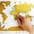 thumbnail image 2 of Luckies Scratch Map - Scratch Off World Map - World Travel Maps Frame - Countries Visited Maps - Scratchable Poster with Tube - Detailed Europe & US, 2 of 5