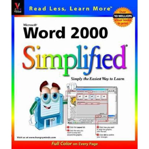 Pre-Owned Microsoft Word 2000 Simplified (Idg's 3-D Visual Series) (Paperback) 0764560549 9780764560545