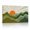 Tangerine Orange, variant on XaaKee Boho Landscape Boho Landscape Curved Waves Sunbeams Canvas Art Prints Inner Framed 18*12Inch