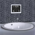 thumbnail image 2 of Reloj digital Pantalla de temperatura y humedad Reloj de pared impermeable Interior, 2 of 8