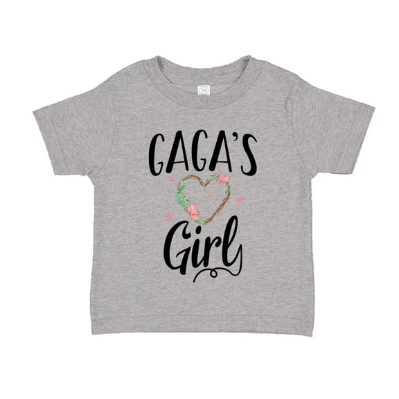 Gaga's Girl Toddler T-Shirt 2T Athletic Heather