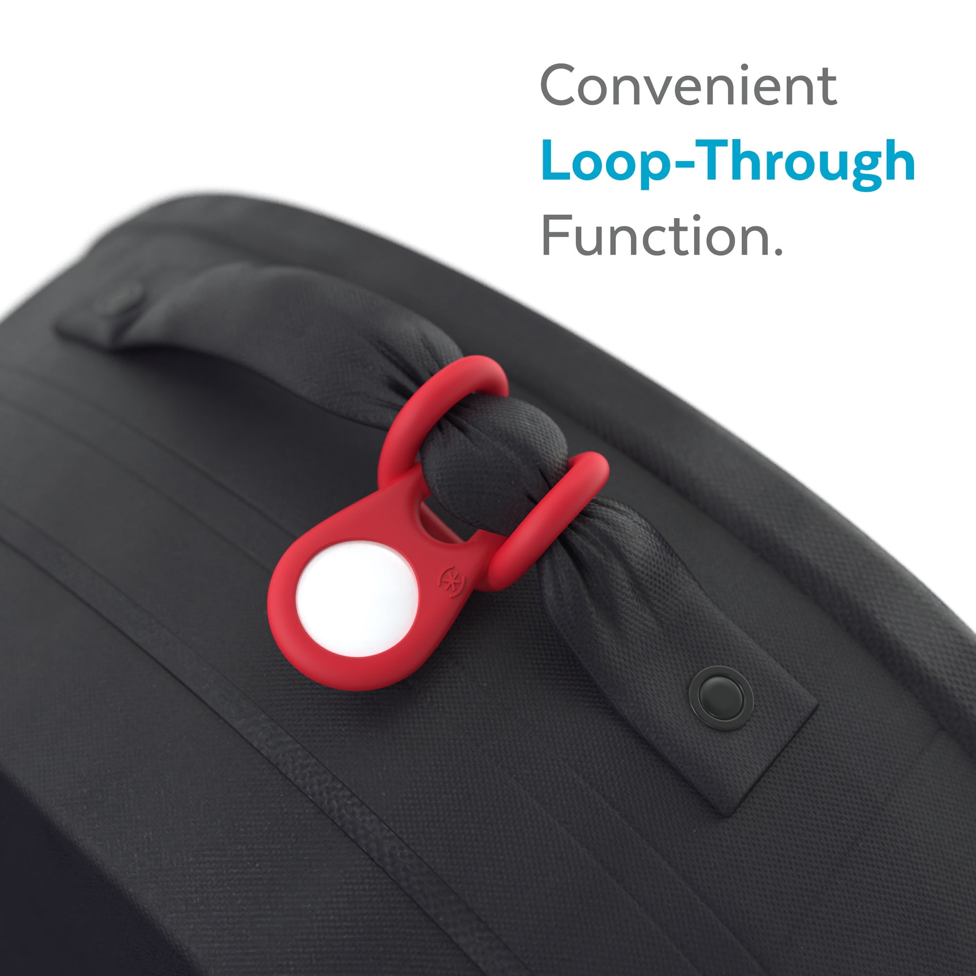 Speck Apple Airtag Sililoop case in Red