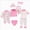 A15-Pink, variant on Hessimy Newborn Boys Girls Baby Cotton Clothes Tops Hat Pants Suit Outfit Sets 6-12 Months 12-24 Months 2T 3T 4T 5T 6T 7T 8T 9T Children(Pink,0-3 Months)