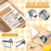 Lemon Squeezer Stainless Steel Hand Press Juicer Manual Citrus Squeezer Lemon Juicer for Juicing Lemon & Limes, Oranges,Vegetables,Non-Slip Grip Design (Medium)