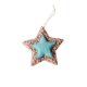 thumbnail image 1 of Gibobby Decoraciones navideñas Árbol de Navidad Estrella de puntas Colgante Pequeños accesorios Muñeco de peluche de Navidad Regalo de Navidad(Azul), 1 of 5