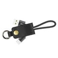 thumbnail image 5 of Cable USB de carga rápida tipo C, llavero de cuero, cable de sincronización de datos, llavero compatible con Android, 5 of 5
