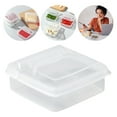 thumbnail image 4 of Apmemiss Christmas Clearance Cheese Packaging Box, Refrigerator, Fruit Preservation Box, Ginger, Garlic Seasoning Storage Box, Flip Over Butter Storage Box, 4 of 9