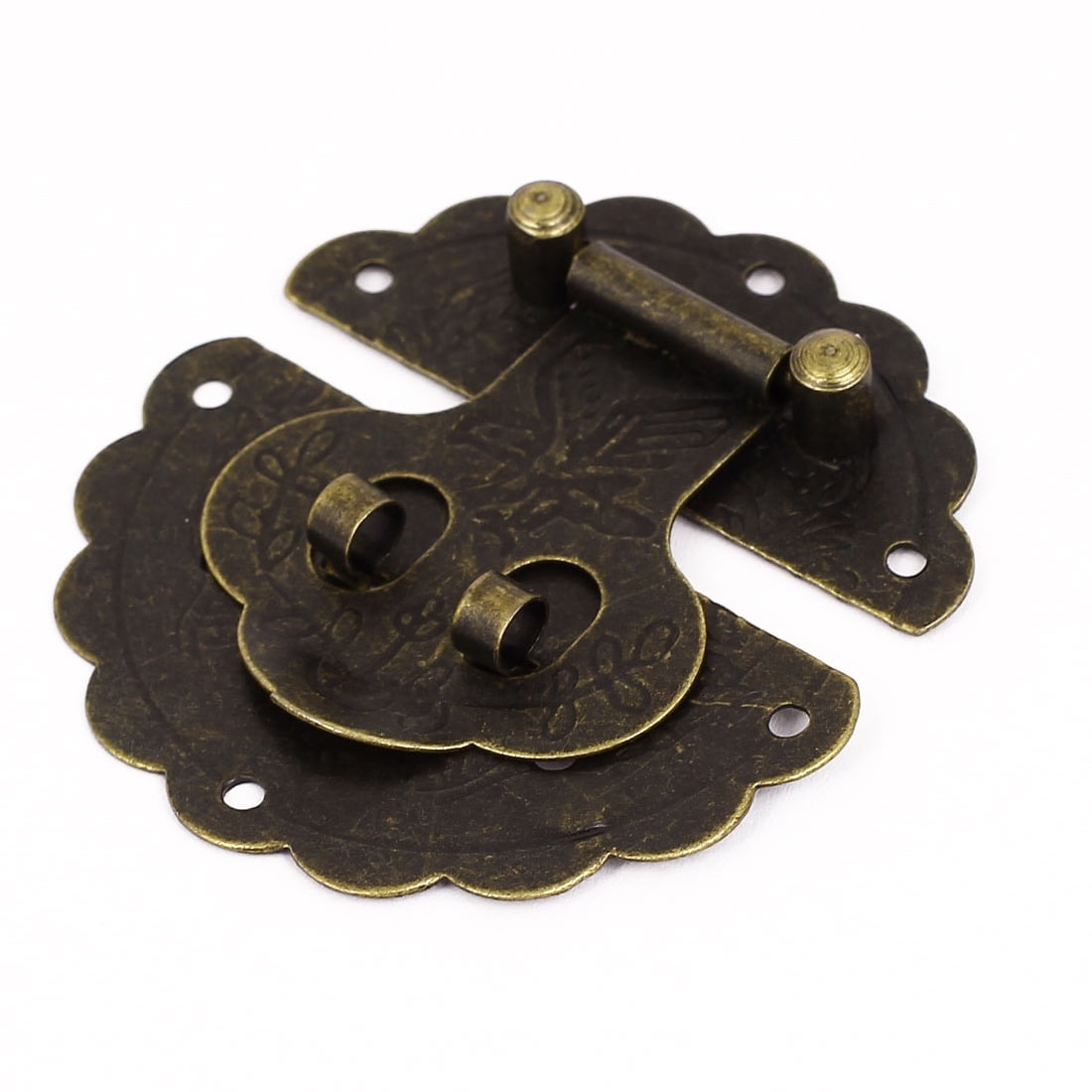 Antique Style Suitcase Lock Chest Box Clasp Hasp Latch Bronze Tone 
