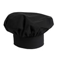 thumbnail image 2 of Uncommon Threads 0100-0100 Chapeau de Chef en Noir, 2 of 4