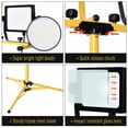 thumbnail image 6 of HOMCOM 14,000 Lumen Dual Head LED Work Lights Weather Resistant with Telescoping Adjustable Tripod Stand, Rotating Lamps, 6 of 9