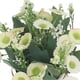 thumbnail image 1 of Small Artificial Plants Pots Mini Fake Potted Plants Faux Daisy Ornament Home Indoor Outdoor Decor 7146B 01 Yellow with White Vase, 1 of 3